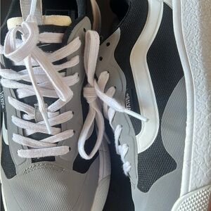 Vans Black, Gray & White Low-Top Sneakers